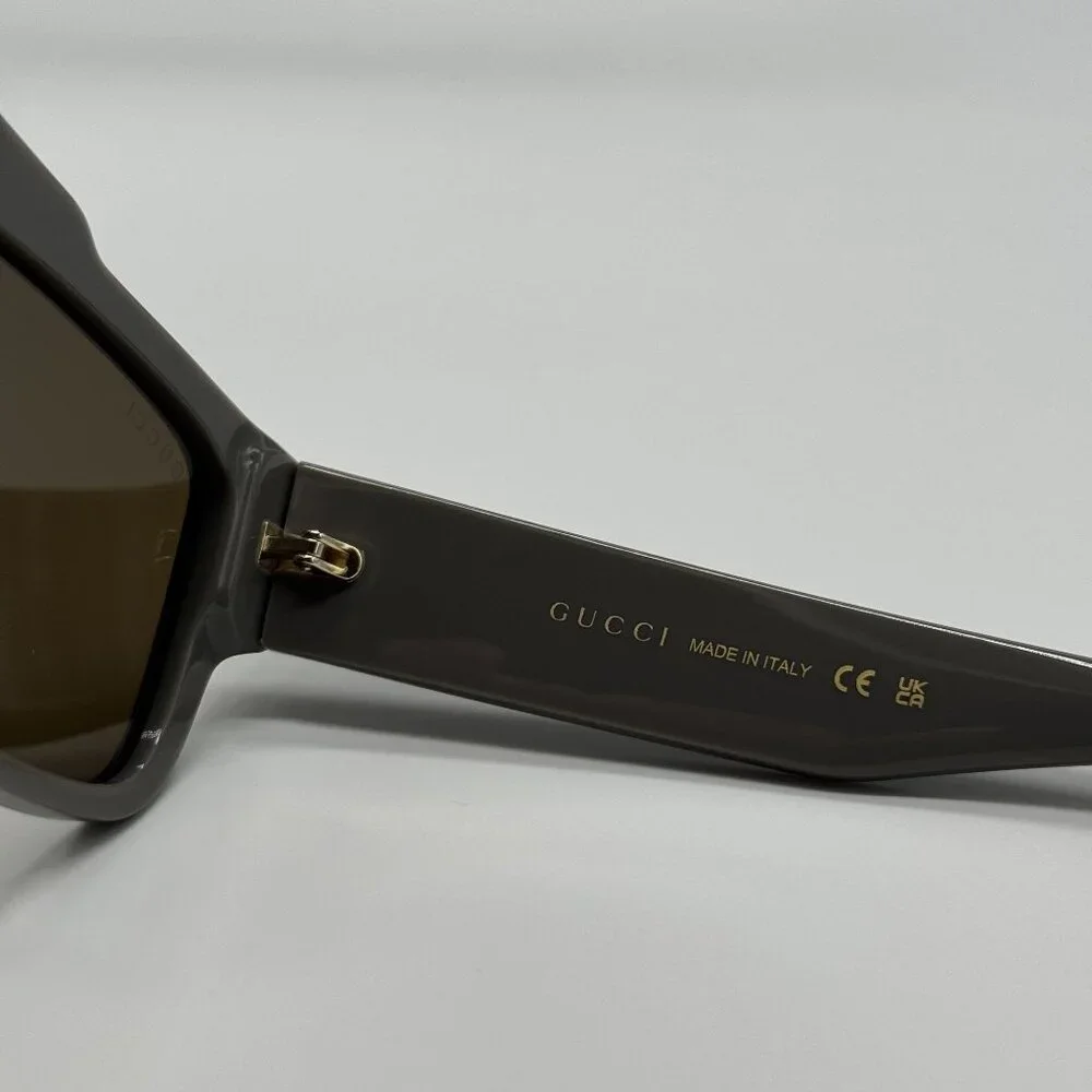 NEW GUCCI SUNGLASSES GG1460S 003 GRAY UNISEX EYEWEAR